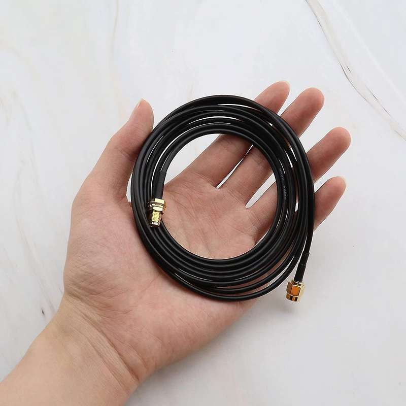 2pcs 3meter Sma Antenna Cable Rg174 Antenna Extension Coaxial Cable