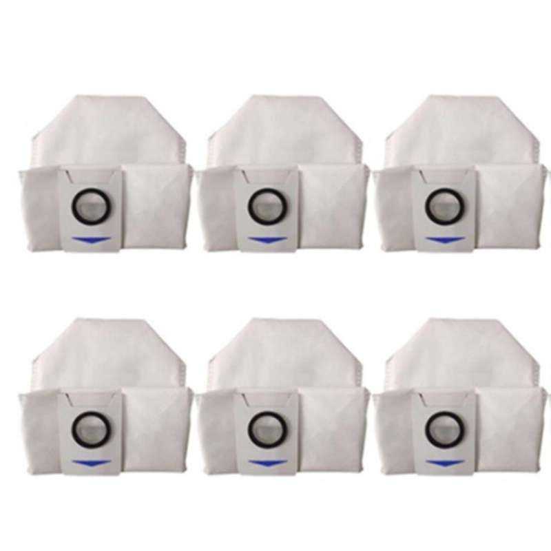 6pcs for Ecovacs Deebot X1 Omni Turbo Robot Vacuum Cleaner Dust Bags