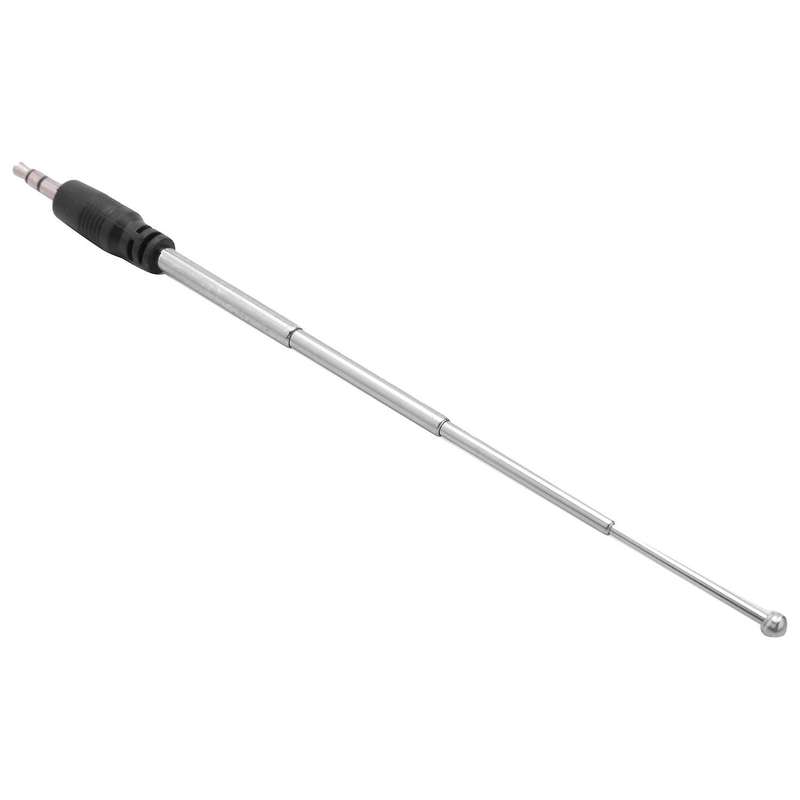 Radio Antenna 3.5mm 4 Sections Telescopic Fm Antenna Radio