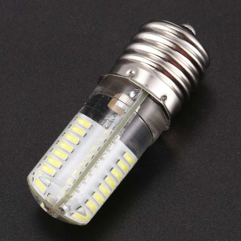 2x E17 Socket 5w 64 Led Lamp Bulb 3014 Smd Light White Ac 110v-220v