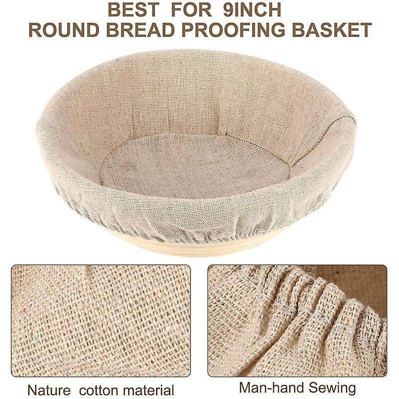 Bread Proofing Basket Cloth Liner Cloth Baking Dough Basket Cover