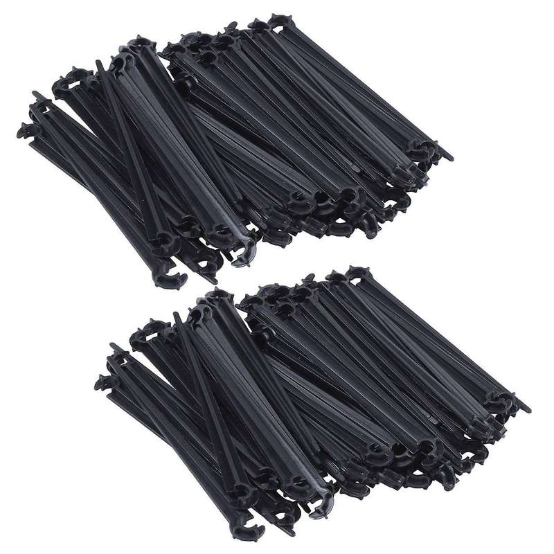 100pcs C-shaped Garden 4 / 7mm Drip Irrigation Pipe Bracket