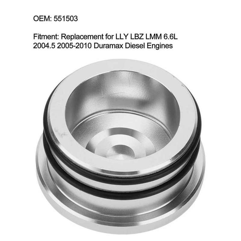 Resonator Plug Cap 551503 Aluminium Alloy Replacement for Lly Lbz Lmm