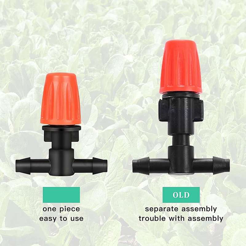 50 Pcs Three-way Atomizing Nozzle, Adjustable Mist Nozzles