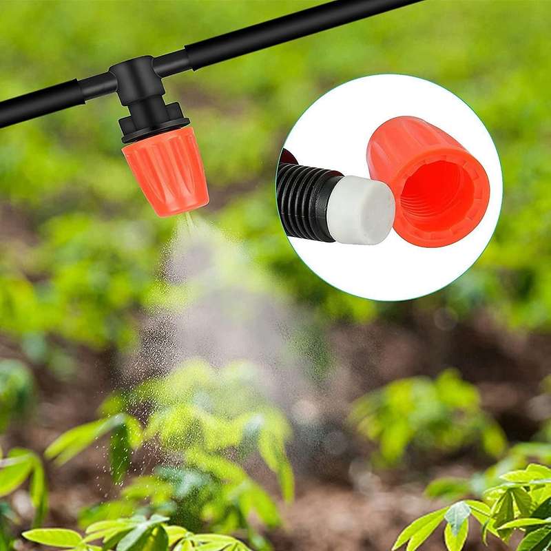 50 Pcs Three-way Atomizing Nozzle, Adjustable Mist Nozzles