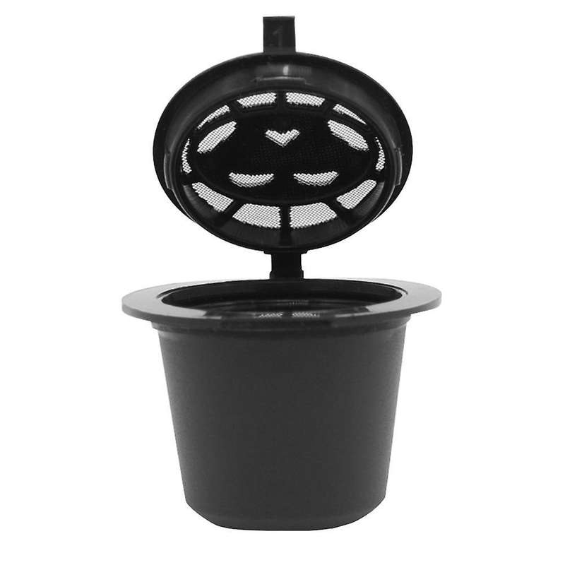 For Nespresso Coffee Capsule Shell Reusable Filling , 9pcs, Black