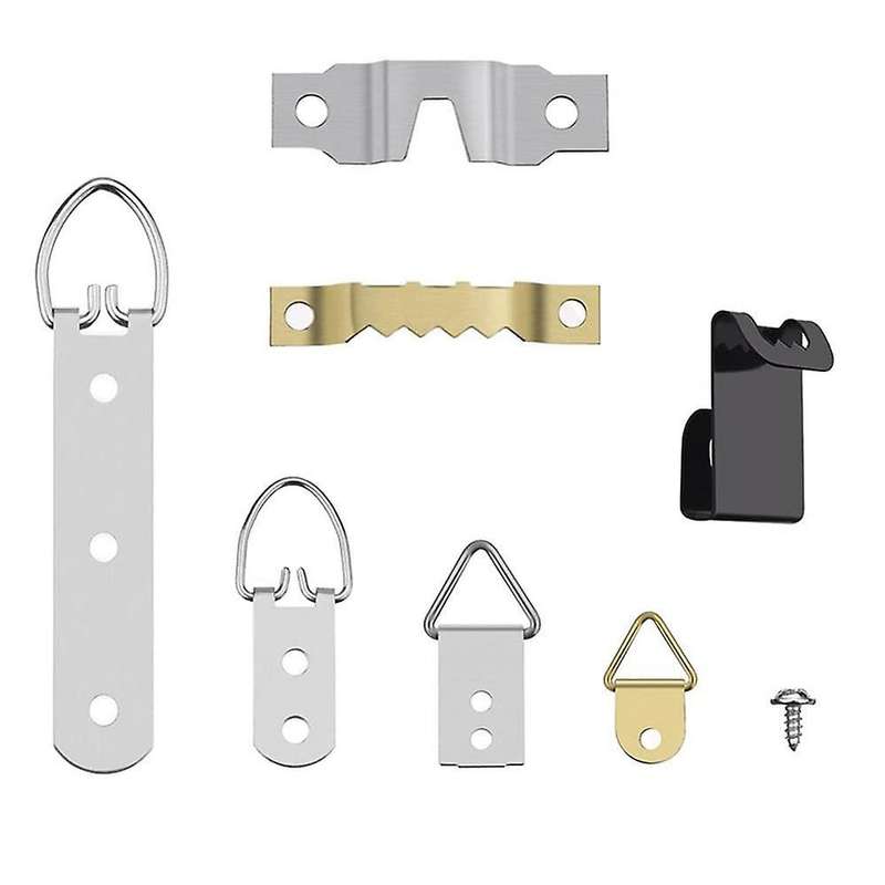 96pcs/set Picture Photo Frame Hanging Hooks with Screws Kit