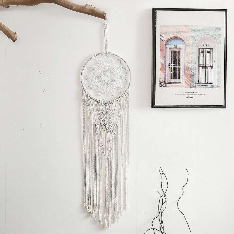 Macrame Dream Catcher Wall Decor Handmade Bohemian Home Decor
