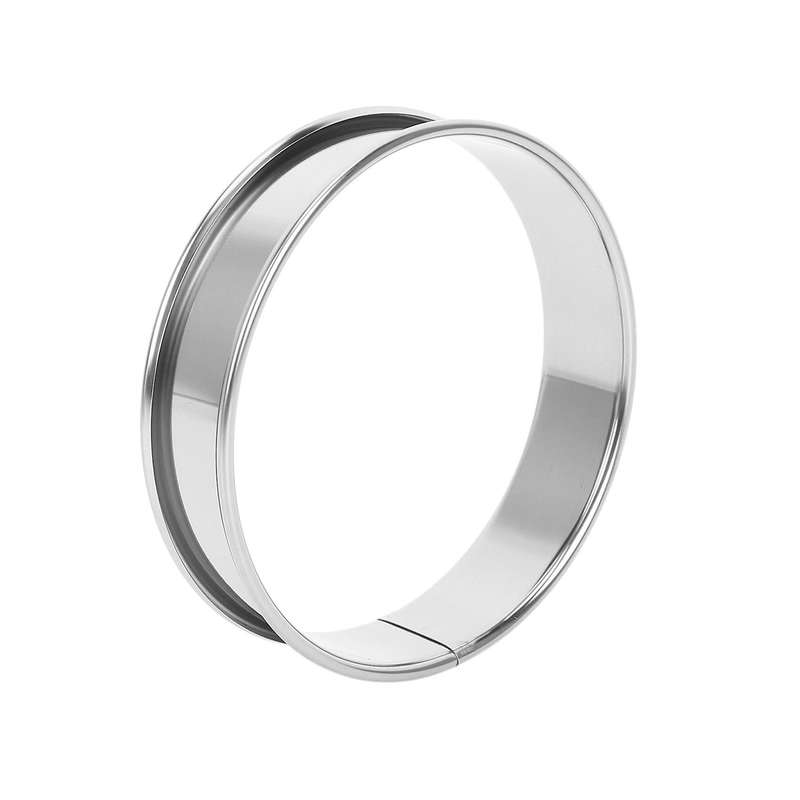 6 Pcs Cooking Round Cake Ring Mold, Stainless Steel Muffin Tart Rings