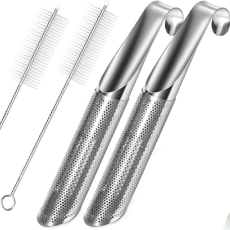 1set Tea Infuser Stick Pipe for Tea Leaf Infuser Fine Mesh