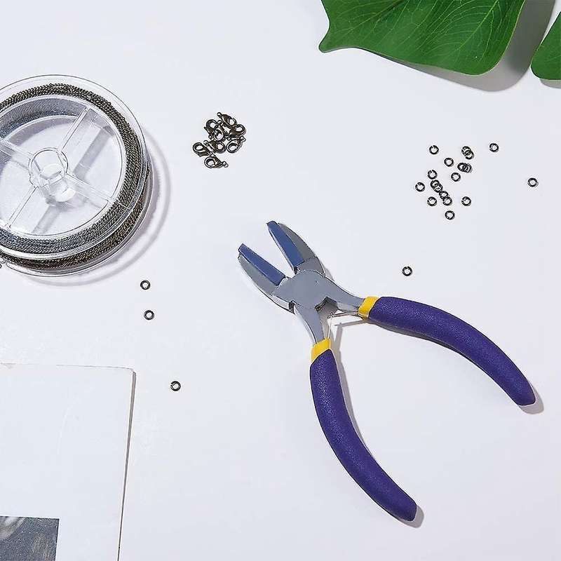 Jewelry Pliers Set Craft and Jewelry Tool Kit Purple Handle Wear