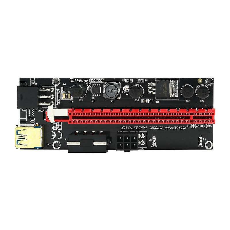 009s Plus Pci-e 1x to 16x Extender Adapter for Btc Miner(1 Pcs)