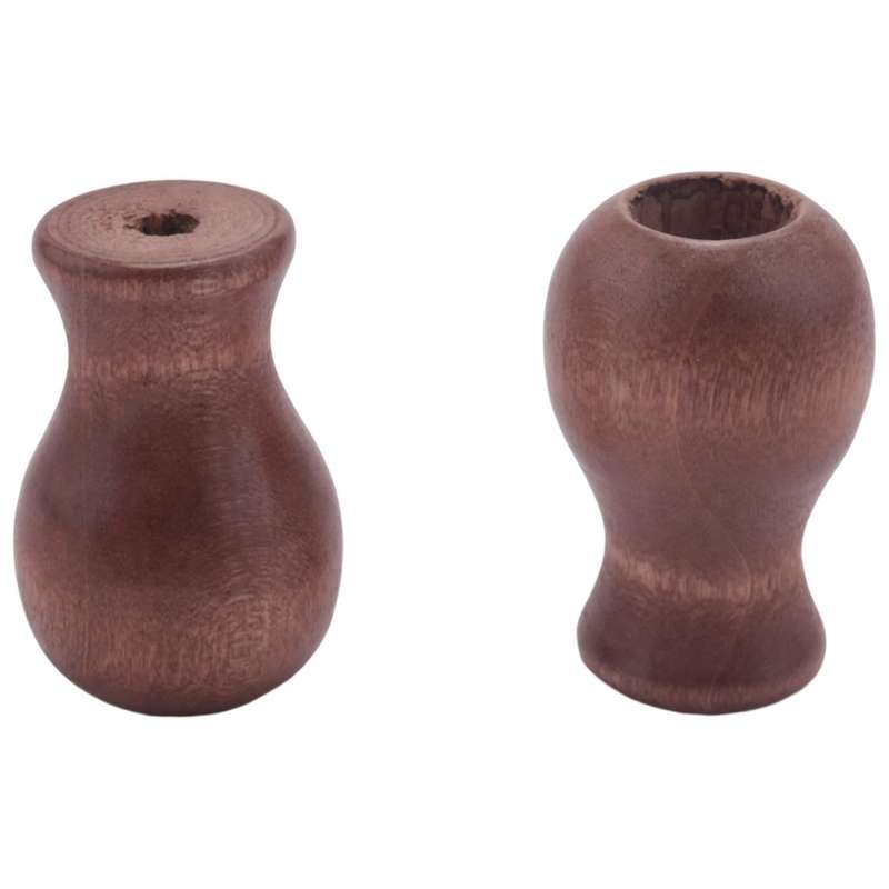 12 Pack Window Blind Wood Cord Pull End for Blinds Or Shades Brown
