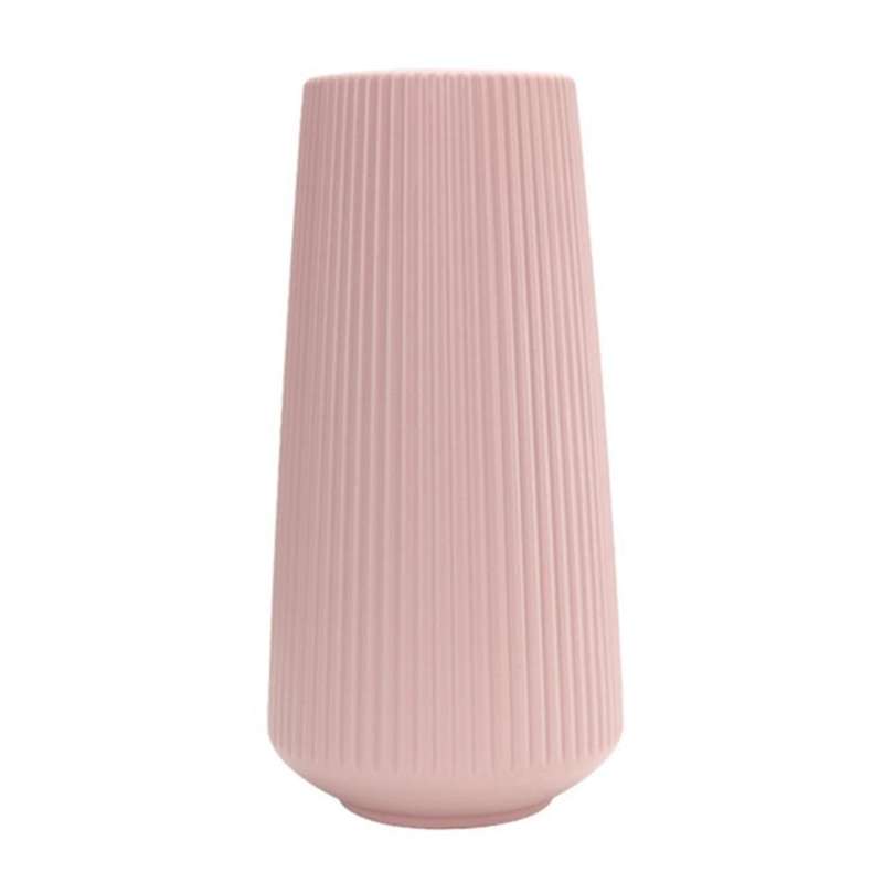 Nordic Style Plastic Vase Dried Flower Arrangement Pot Holder,pink