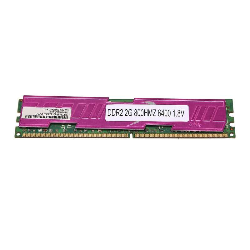 2gb Ddr2 Ram Memory 800mhz 1.8v for Intel Amd Desktop Memory Ram(b) Rose Red