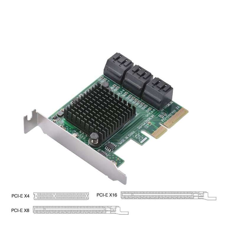 Sata 3.0 Card,sata Controller Pcie Card, Support 6 Sata 3.0 Devices