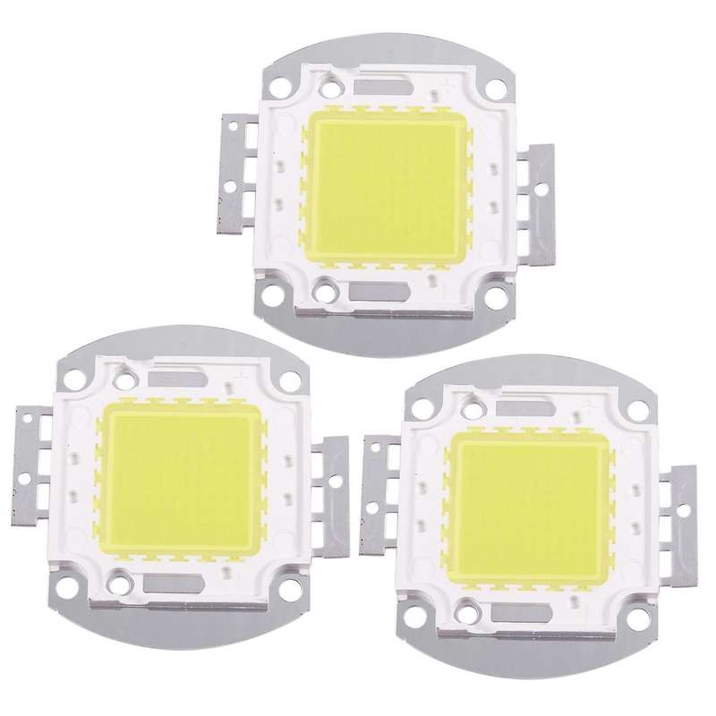 Led Chip 100w 7500lm White Light Bulb Lamp Spotlight High Power Diy