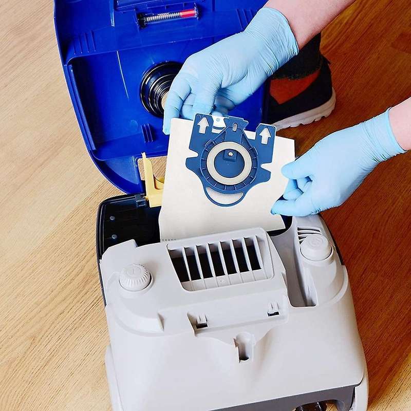 8 Pack Large 3d Efficiency Capacity Vacuum Dust Bag, Airclean Vacuum