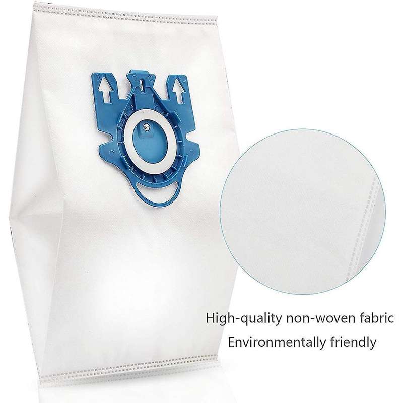 8 Pack Large 3d Efficiency Capacity Vacuum Dust Bag, Airclean Vacuum