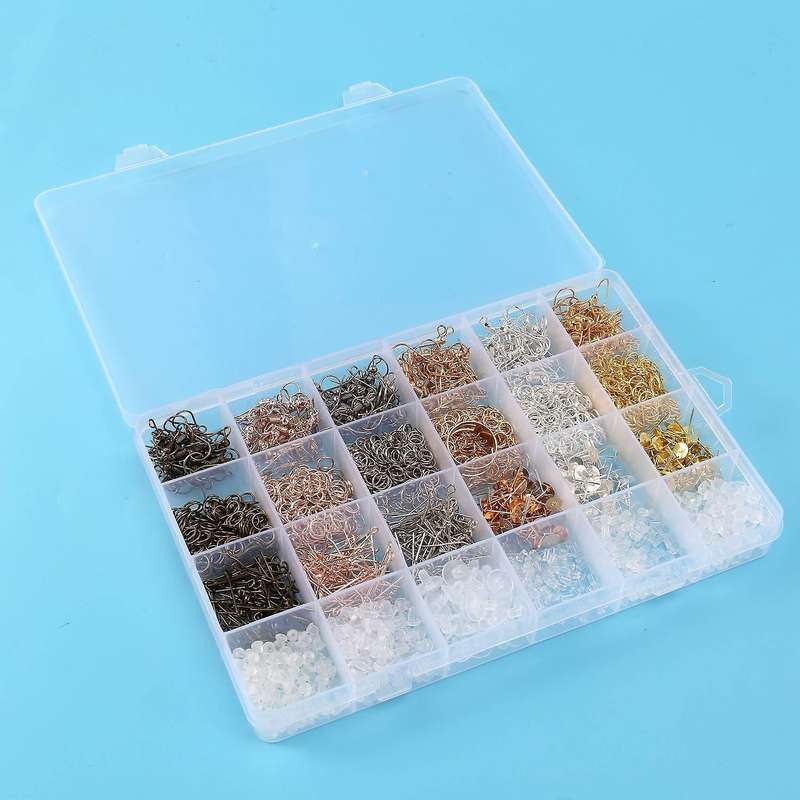 463 Pieces Earring Making Supplies Kit with Earring Hooks, Jump Rings