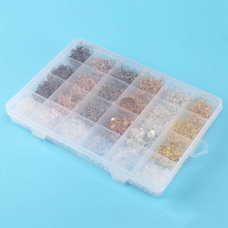 463 Pieces Earring Making Supplies Kit with Earring Hooks, Jump Rings