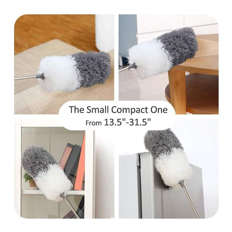 Microfiber Duster for Cobwebs,ceiling Fan,blinds,furniture,cars