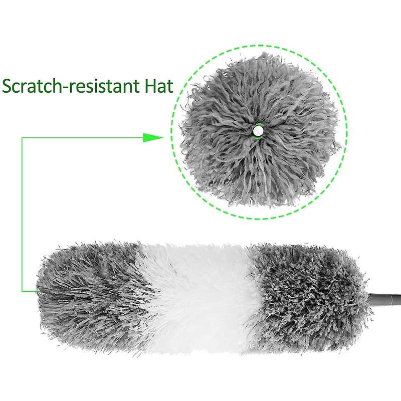 Microfiber Duster for Cobwebs,ceiling Fan,blinds,furniture,cars