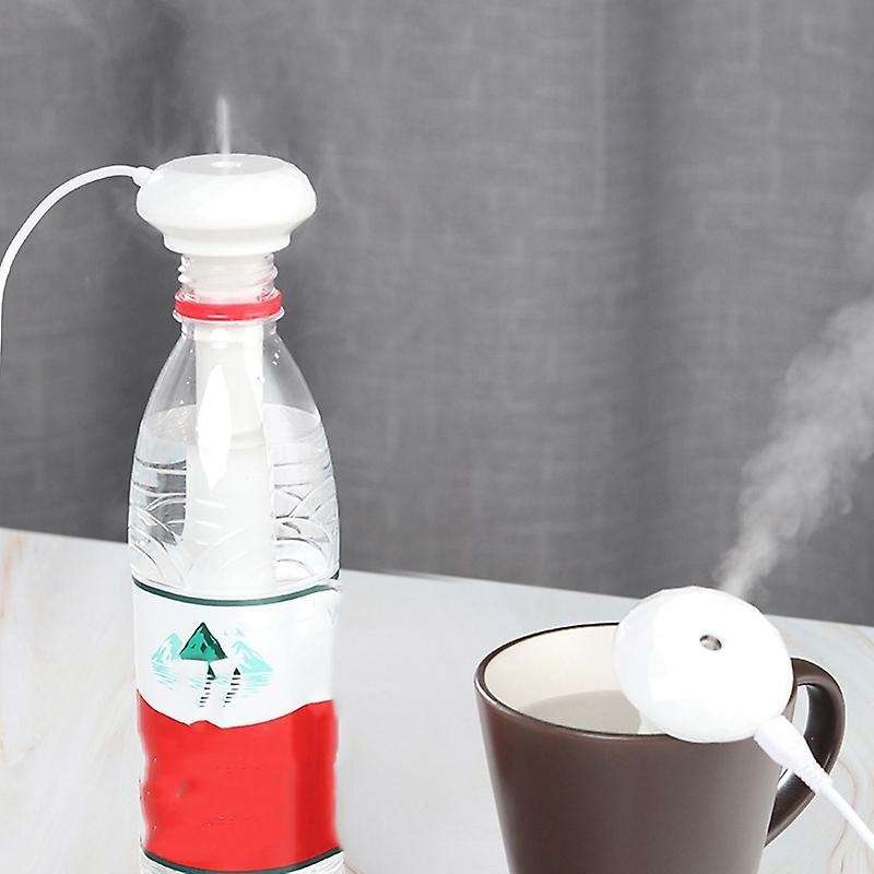 White Adjustable Height Donut Usb Humidifier Ultrasonic Mist Make