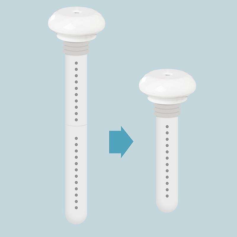 White Adjustable Height Donut Usb Humidifier Ultrasonic Mist Make