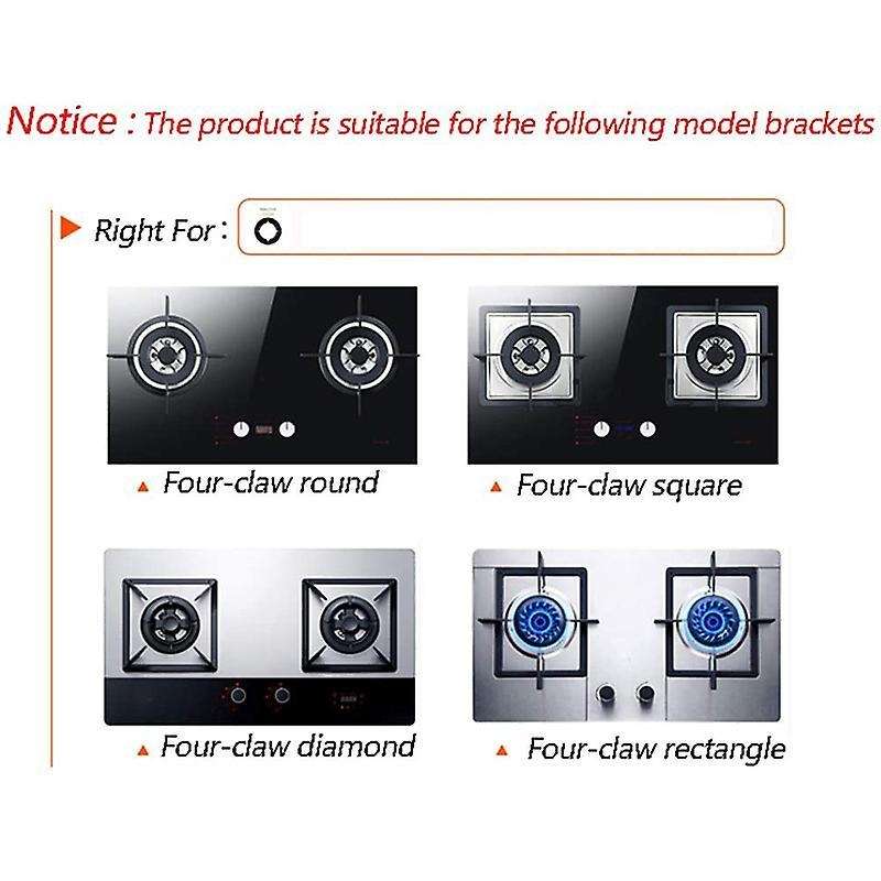 Energy-saving Gas Stove Cover Wok Ring Stainless Iron Kitchen Wok