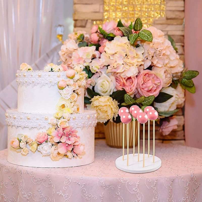 2pack Cake Stand - 7 Hole Lollipop Holder for Wedding, Birthday Party