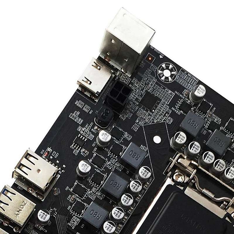 B250c Btc Mining Motherboard+ddr4 4gb 2666mhz Ram+switch Cable