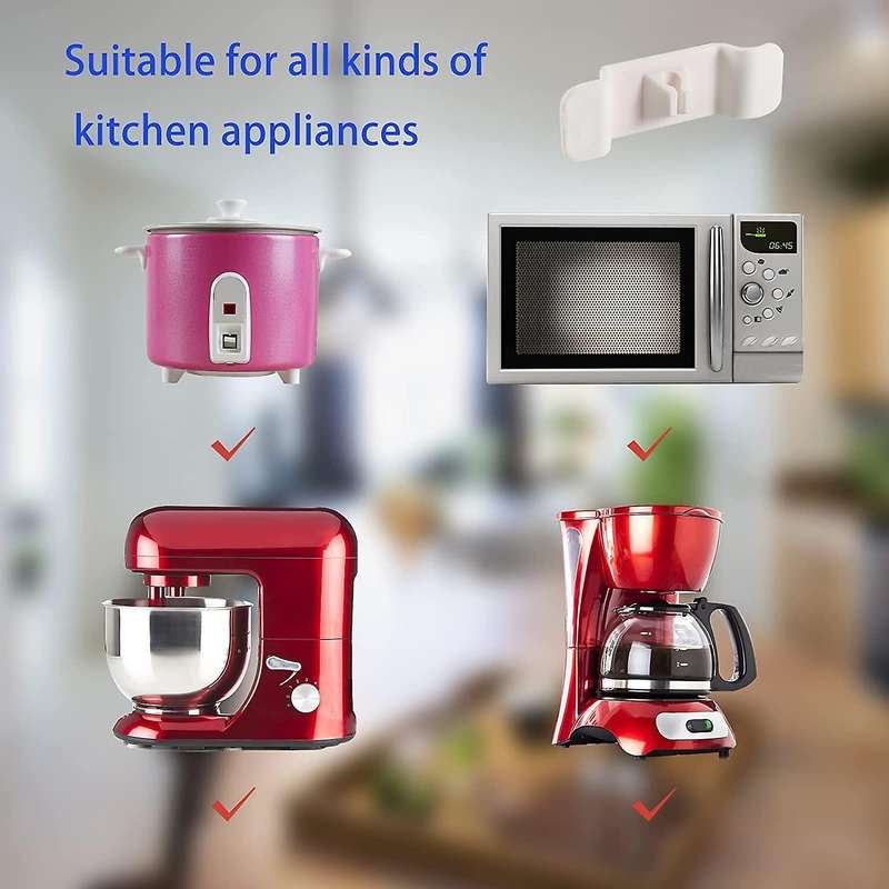 2 Pack Cord Organizer for Appliances,cord Wrapper Kitchen Mixer Black