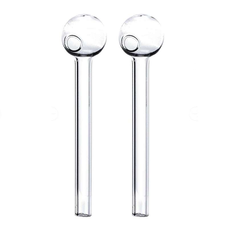 20x Portable Transparent Straw Drink Straw Pipes Glass Straws