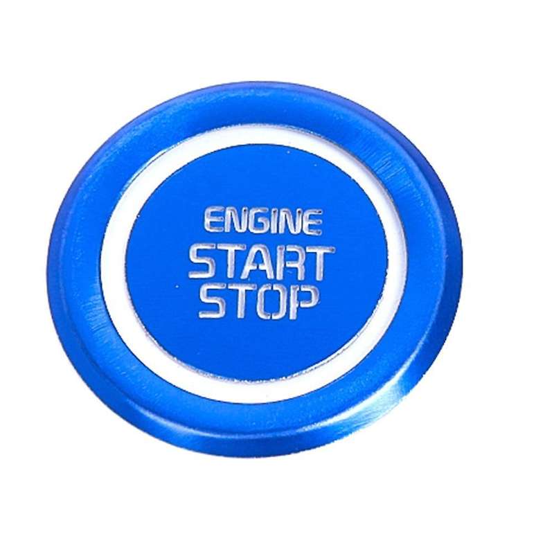Car Start Engine Button Cover for Kia Carnival Ka4 2020-2022 Blue
