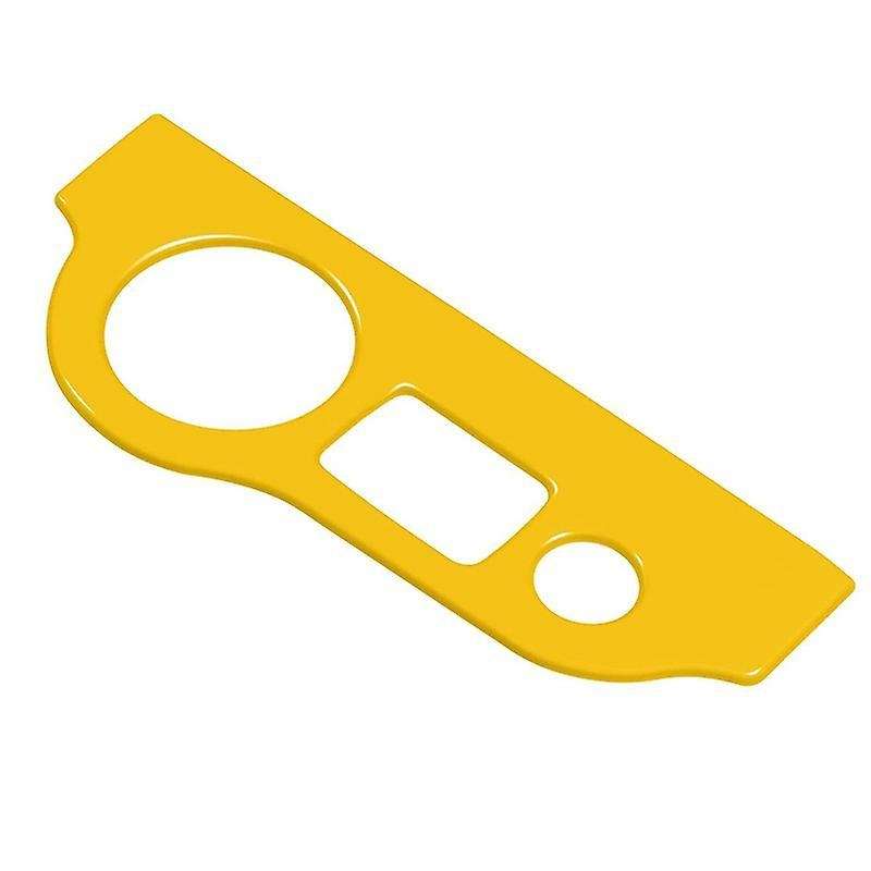 Headlight Switch Trim Abs for Dodge Challenger Charger 15-21 (yellow)