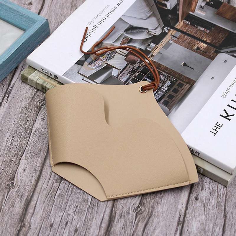 Camping Purse Coffee Filter Paper Storage Bag Organizer Bag Brown