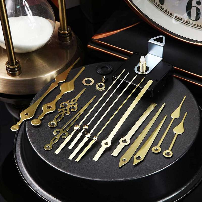 2pcs Silent Wall Clock Quartz Movement Mechanism Kit Diy Parts 18mm