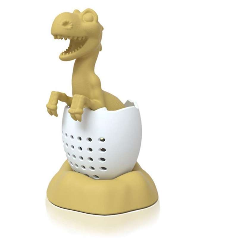2pcs Tea Bag Silicone Spice Filter Baby Dinosaur Shape Tea Infuser