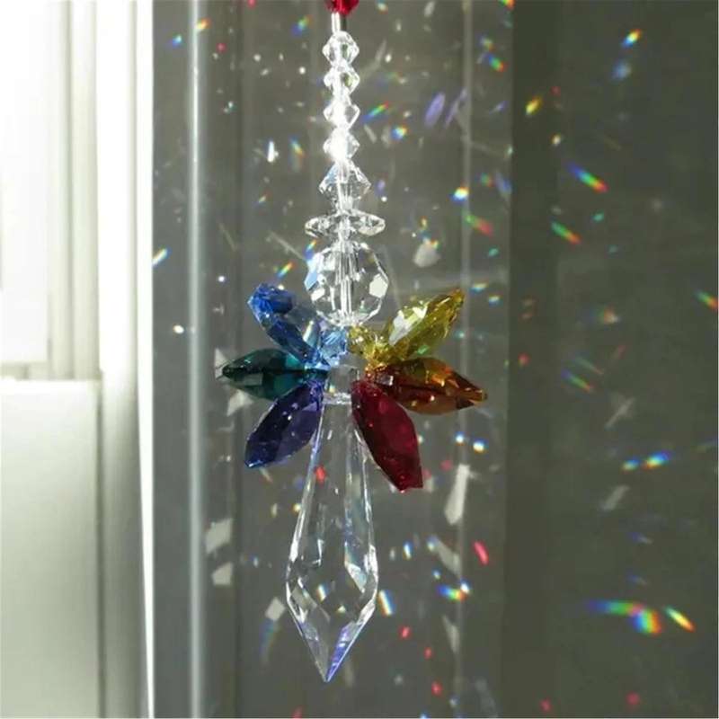 Angel Pendant for Auto Rear View Mirror Hanging Decor -transparent