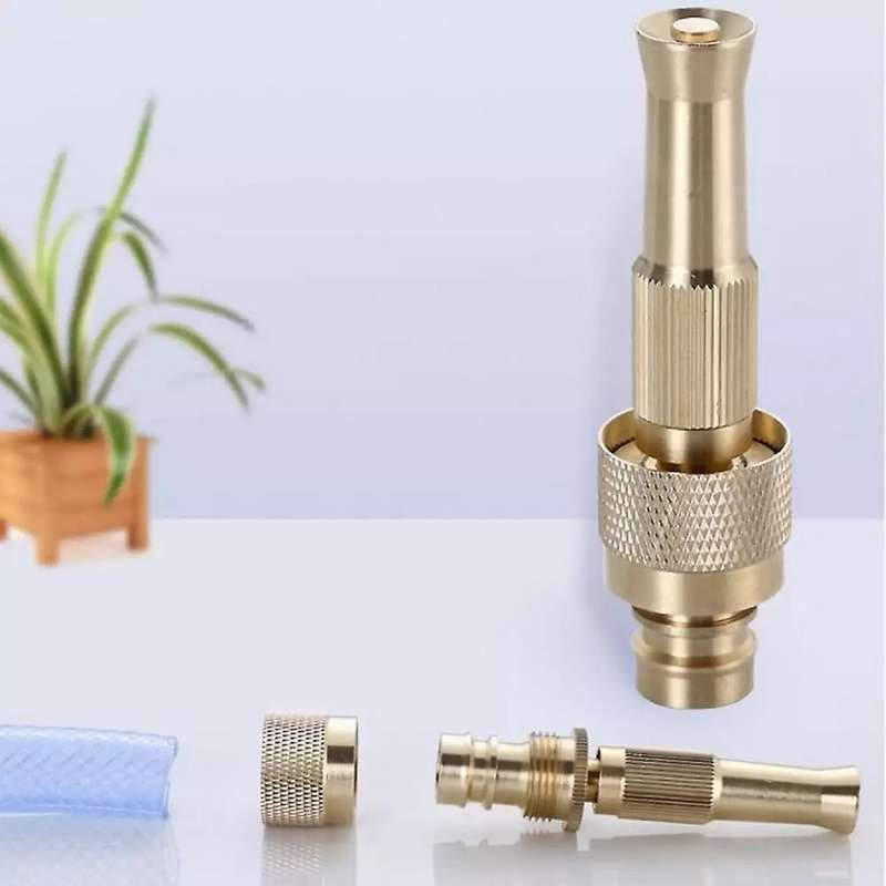 Car Wash Adjustable Straight Handle Hose Nozzle Garden Tool