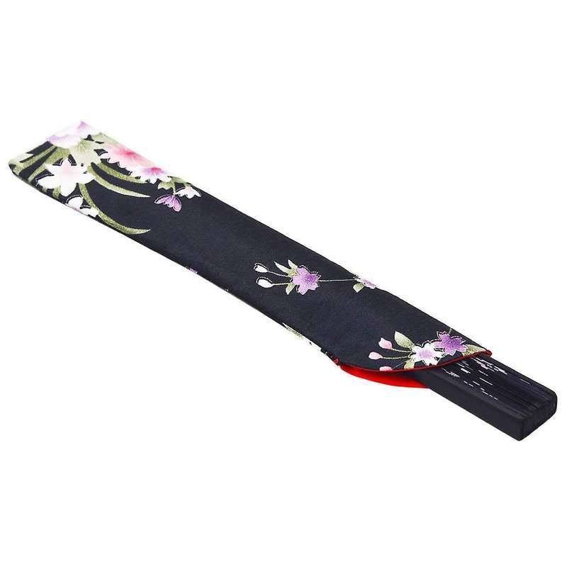 Handmade Bamboo Silk 8.27 Inch(21cm)fan with Silk Pouches/ Wrapping