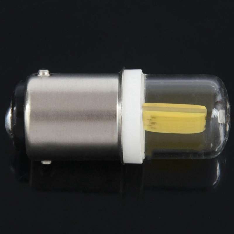 2x Ba15d Led Light Bulb 3w 110v 220v Ac Non-dimming Cold White