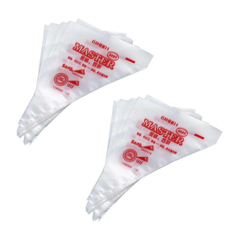 100pcs Poche A Sachet Jetable Decoration Creme Gateau 17x29cm