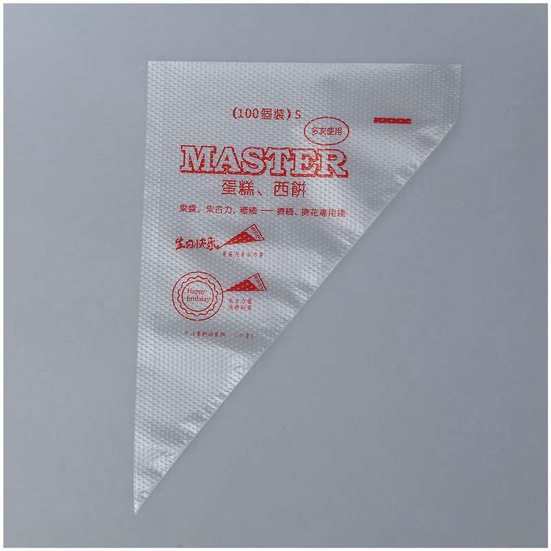 100pcs Poche A Sachet Jetable Decoration Creme Gateau 17x29cm