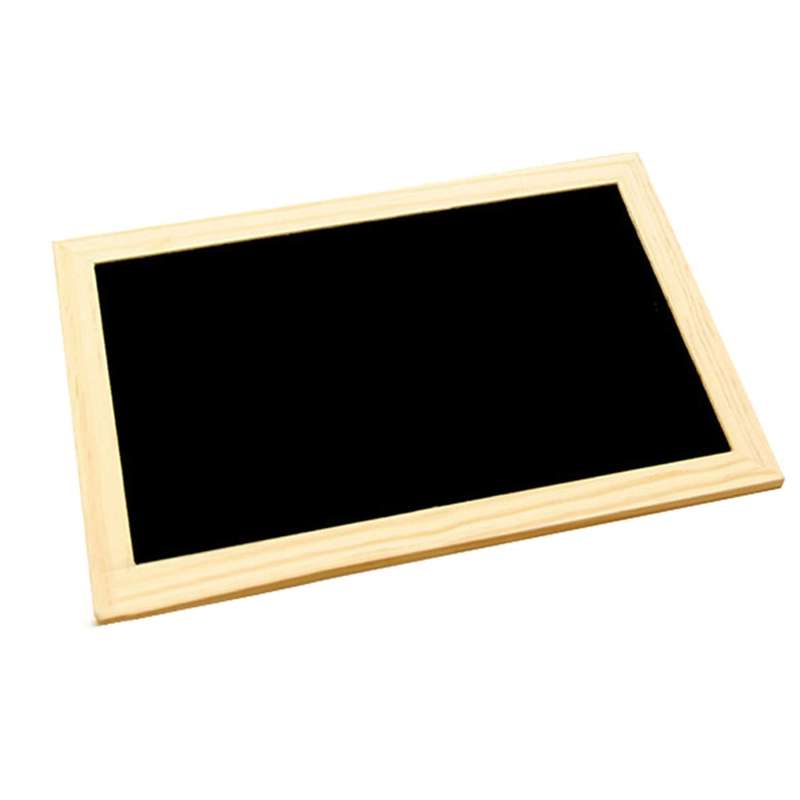 Double-sided Blackboard Wooden Crafts Wooden Frame Small Blackboard