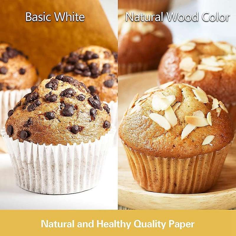 Cupcake Liners Standard Size for Baking, 200 Count Muffin Cups