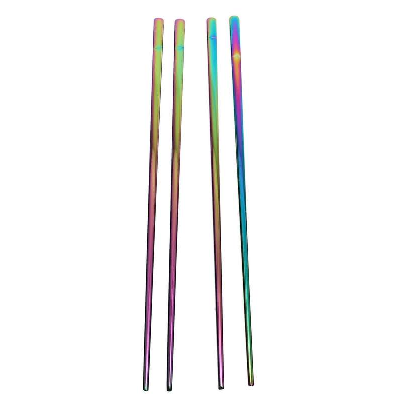2 Pairs Japanese Korean Length 23cm Food Grade Chopsticks Tableware