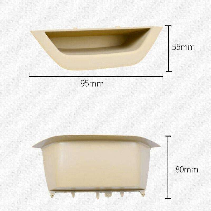 Car Auto Door Handle Pull Trim Compatible For-bmw,cream Color