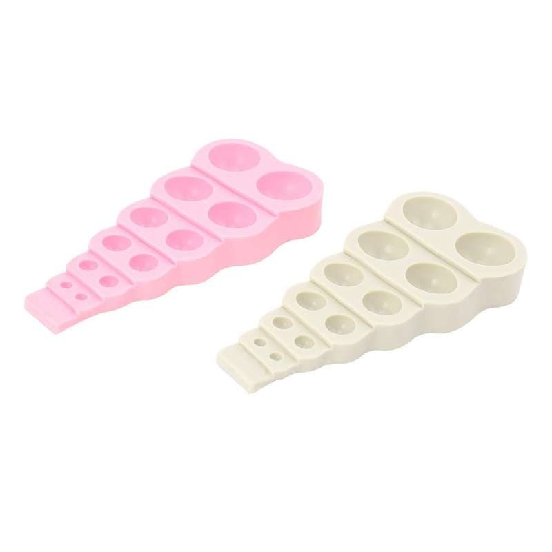 2pcs Silicone Cake Model Chocolate Fudge Mold Pearl Ball Shape Tool